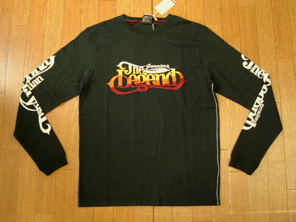 長袖Tシャツ 599-3010 アメカジロンT ロゴ刺繍+インディアンフェザー